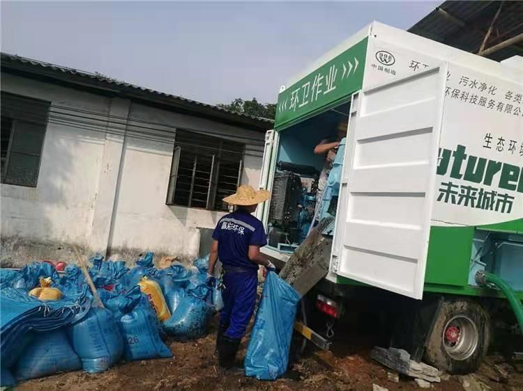 颍州工业污泥压干处理